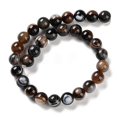 Natural Eye Agate Beads Strands G-NH0019-F01-02-1