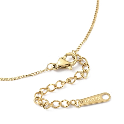 Ion Plating(IP) 304 Stainless Steel Curb Chain Necklace for Men Women NJEW-M200-02G-1