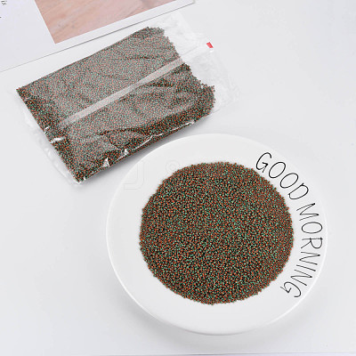 12/0 Two Tone Opaque Glass Seed Beads SEED-T006-01A-A01-1