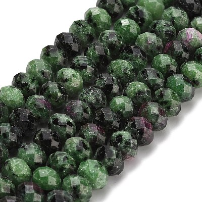 Natural Ruby in Zoisite Beads Strands G-Z111-A51-1