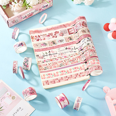 20pcs 5 Styles Scrapbooking Stickers DIY-TAC0029-03D-1
