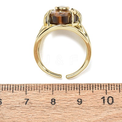 Natural Tiger Eye Cuff Rings GG-CBA5FCC-03G-04-1