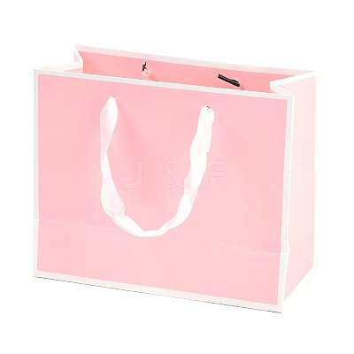 Rectangle Paper Bags with Rope Handles CARB-L011-02B-04-1