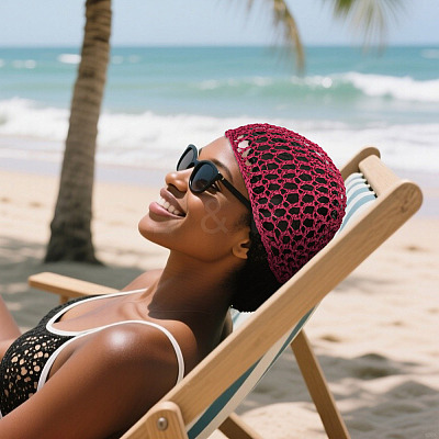 1Pc Cloth African Kufei Hat for Women AJEW-TADJ0001-12B-1