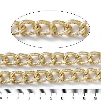 Oxidation Aluminum Textured Curb Chains CHA-H001-14KCG-1