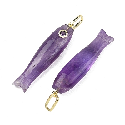 Natural Amethyst Carved Pendants GG-CBA8D06-01G-10-1