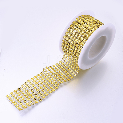 8 Rows Plastic Diamond Mesh Wrap Roll OCOR-N005-001A-1