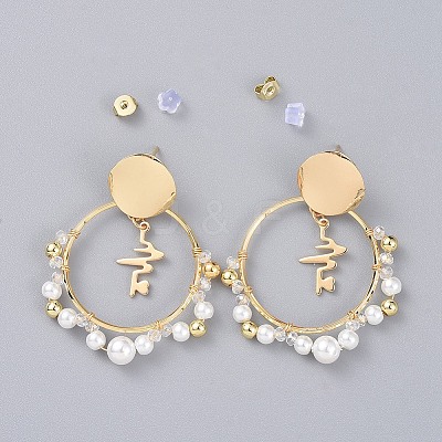 Stud Earrings EJEW-JE03867-02-1