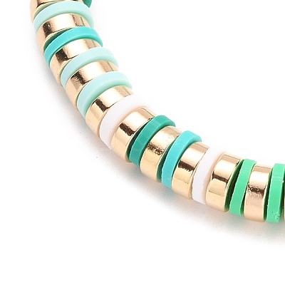 Handmade Polymer Clay Heishi Beads Jewelry Sets SJEW-JS01136-04-1