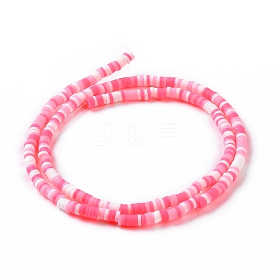 Handmade Polymer Clay Beads Strands CLAY-R089-3mm-006-1