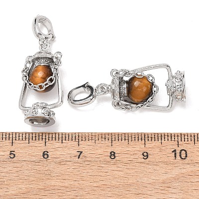Natural Tiger Eye Pendants GG-CBA0251-04P-08-1
