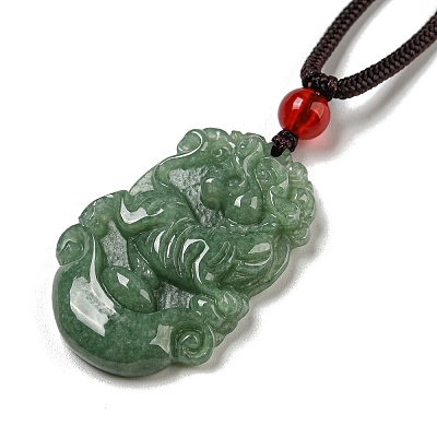 Natural Jadeite Pendant Necklaces G-H306-05-03-1