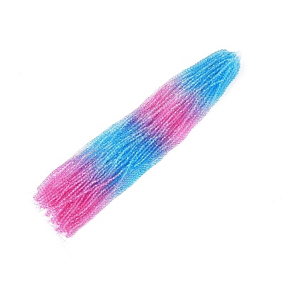 Gradient Color Baking Paint Glass Bead Strands DGLA-A039-T4mm-A06-1