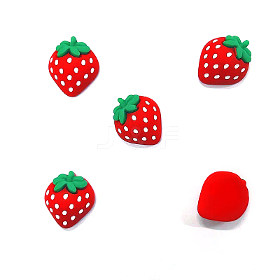 Fruit Opaque Resin Decoden Cabochons RESI-CJC0021-12-1
