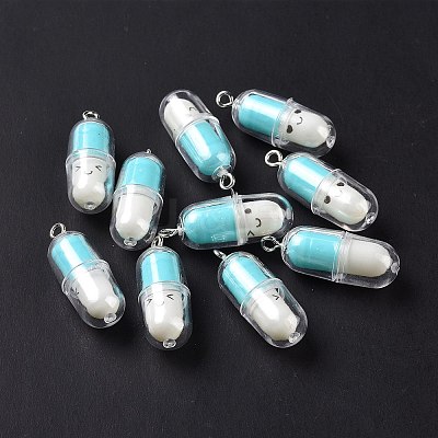 Translucent Plastic Pendants LS-KY-L006-29E-1