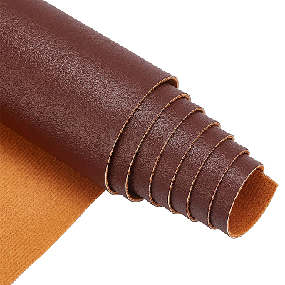 Imitation Leather Fabric DIY-WH0221-24C-1
