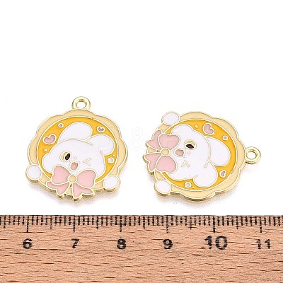 Alloy Enamel Pendants ENAM-T022-62D-1