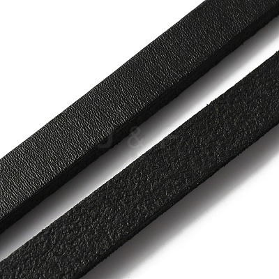 Flat Cowhide Leather Cord WL-WH0003-18A-01-1