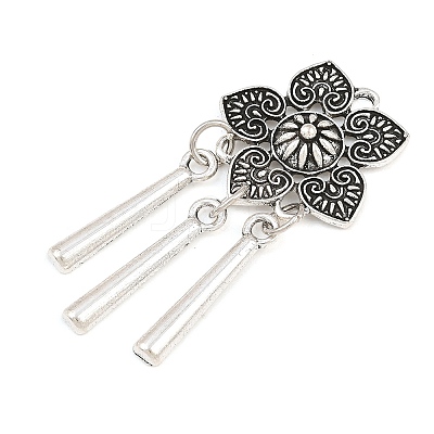 Tibetan Style Alloy Big Pendants AL-CBAAECB-02AS-B-1