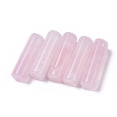 Natural Rose Quartz Pendants G-K297-A03-1