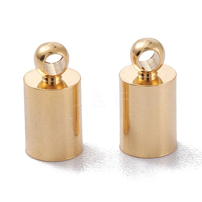Brass Cord Ends KK-D002-01B-G-1