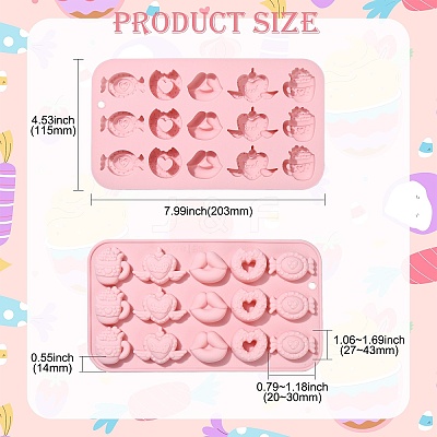 DIY Food Grade Silicone Molds SIL-CJC0015-10C-1