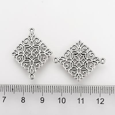 Tibetan Style Alloy Links connectors X-TIBE-Q077-08AS-NR-1