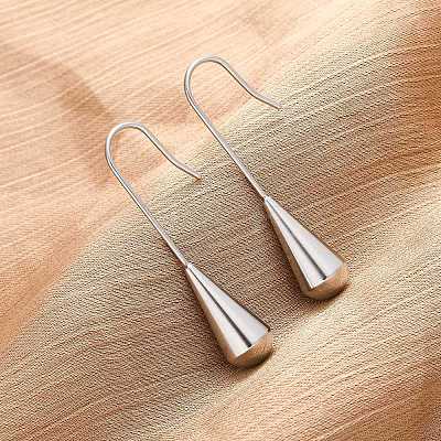 304 Stainless Steel Dangle Earrings EJEW-NH0004-01P-1