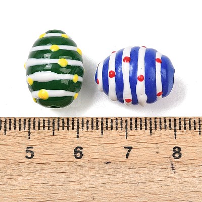 Glass Imitation Jade Beads GLAA-L051-02-1