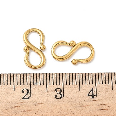 304 Stainless Steel S-Hook Clasps STAS-L300-003B-G-1