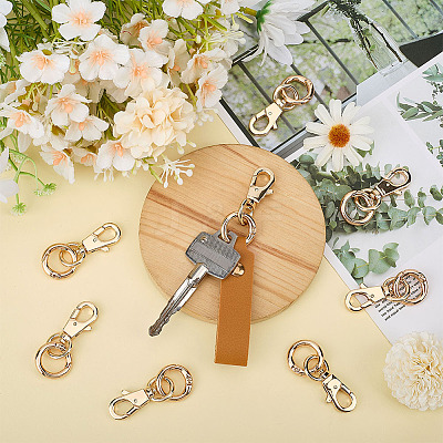 8Pcs Alloy Swivel Clasps HJEW-ME00048-1