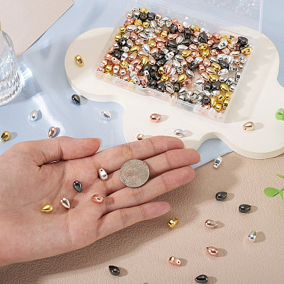 210Pcs 6 Colors Electroplate Glass Beads EGLA-TA0013-28-1