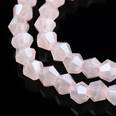 Imitation Jade Electroplate Glass Beads Strands EGLA-A039-J2mm-A07-1