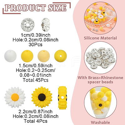 DIY Silicone Bracelet & Necklaces Making Kits DIY-YW0012-73A-1