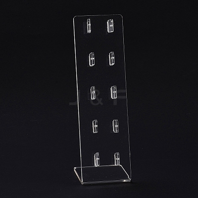 Transparent Acrylic Earrings Display Stands EDIS-G014-05-1