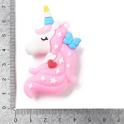 PVC Opaque Plastic Big Pendants KY-D022-04B-1