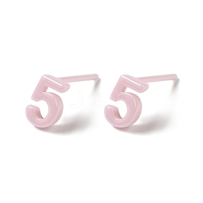 Hypoallergenic Bioceramics Zirconia Ceramic Stud Earrings EJEW-C065-03F-1