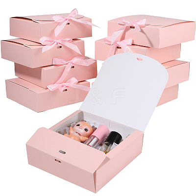 Folding Paper Gift Boxes with Ribbon CON-WH20001-11B-03-1