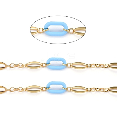 Handmade Brass Oval Link Chains CHC-H102-16G-A-1