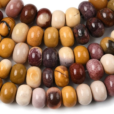 Natural Mookaite Beads Strands G-A280-A25-01-1