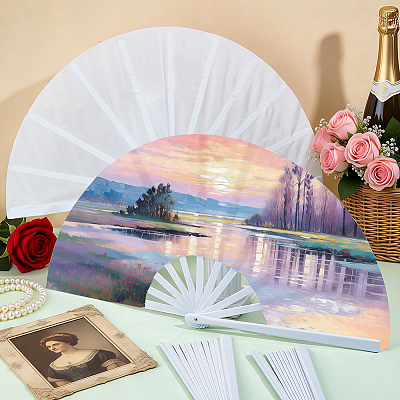 Cloth Hand Held Fan DIY-WH0579-95A-1