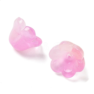 Transparent Glass Beads Caps X1-GLAA-B028-01A-1