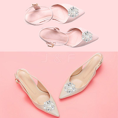 Detachable Alloy Shoe Buckle Clip DIY-WH0032-16P-1