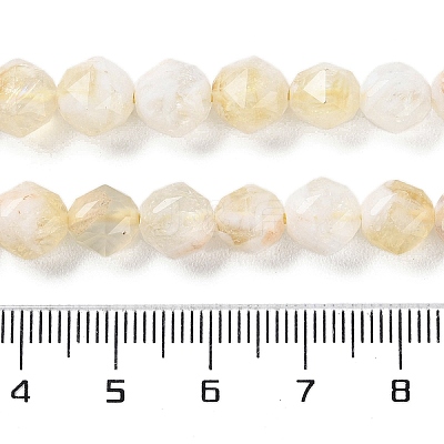 Heated Natural Citrine Beads Strands G-NH0021-A16-01-1