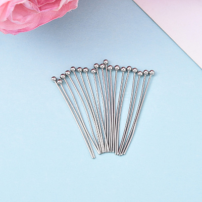Brass Ball Head Pins KK-YW0004-03C-P-1