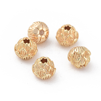 Brass Spacer Beads X-KK-Q735-121G-1