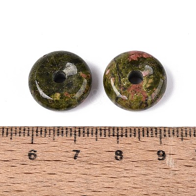 Natural Unakite Pendants G-Q601-30A-04-1