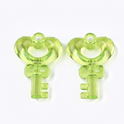 Transparent Acrylic Pendants TACR-S133-059-1