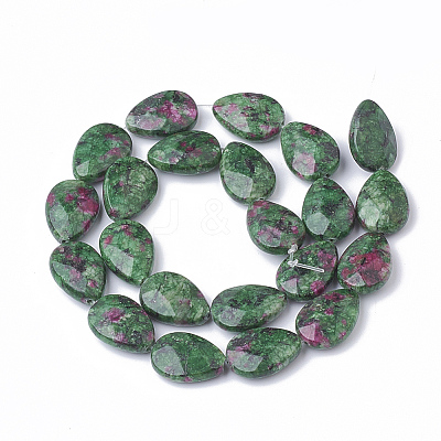 Natural Ruby in Zoisite Beads Strands X-G-S292-20-1