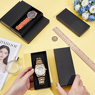 Paper Jewelry Watch Packing Boxes CON-WH0089-258B-1